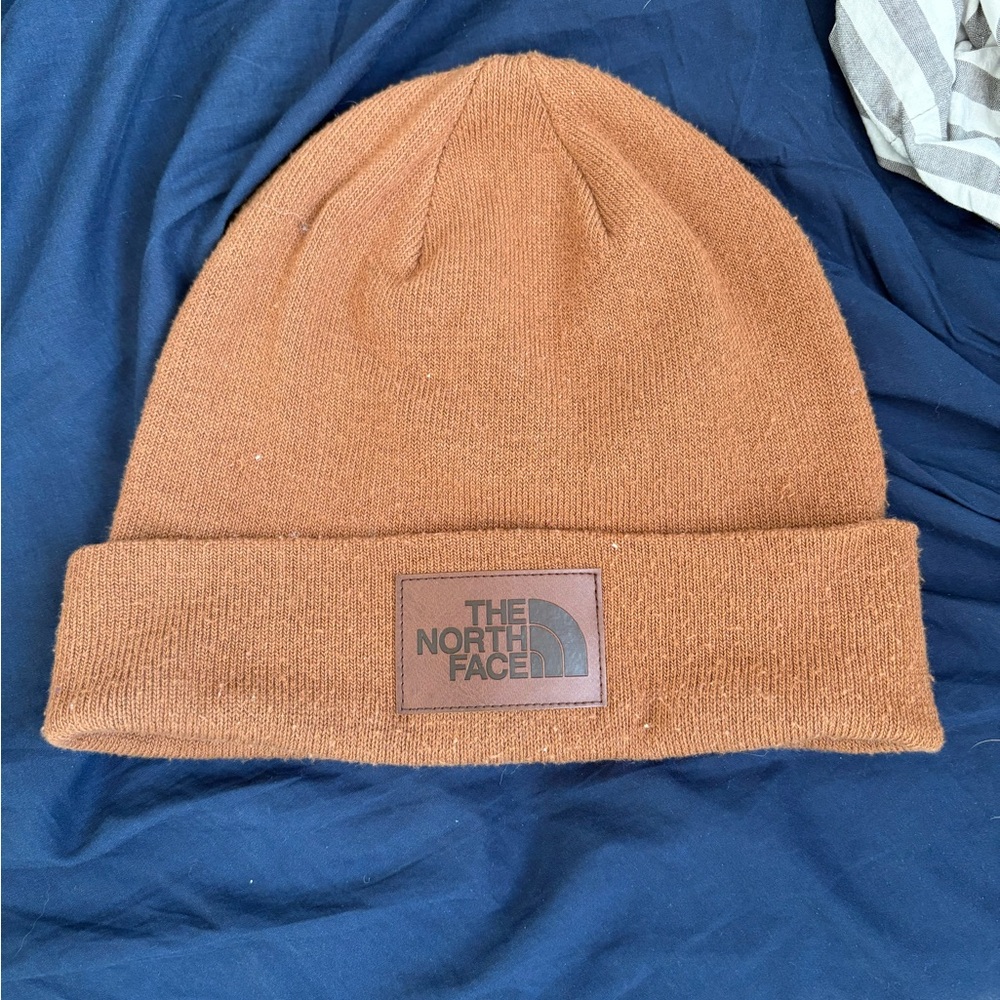 The North Face Tan Knit Beanie